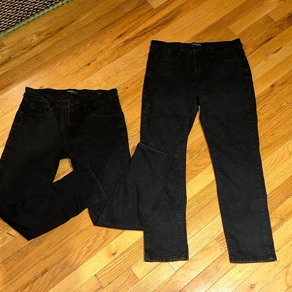 🫐 3/&25 DEAL- 2 pairs Kenneth Cole Men's Dark Jeans